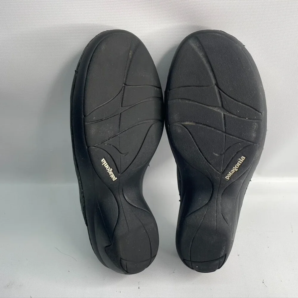 Patagonia Size 8.5 Better Clog Slide Mules Leather Shoe Black Style T11500 - Picture 8 of 8